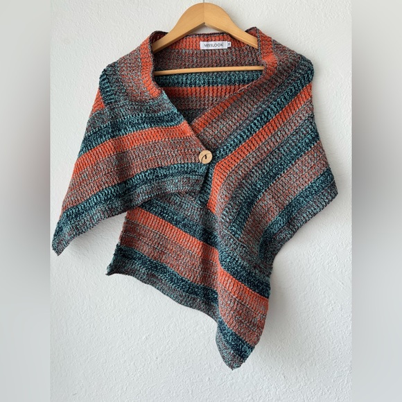 MISSLOOK Multicolor Knit Shrug M/L/XL Versatile Adjustable Women Top Wrap - Picture 2 of 12
